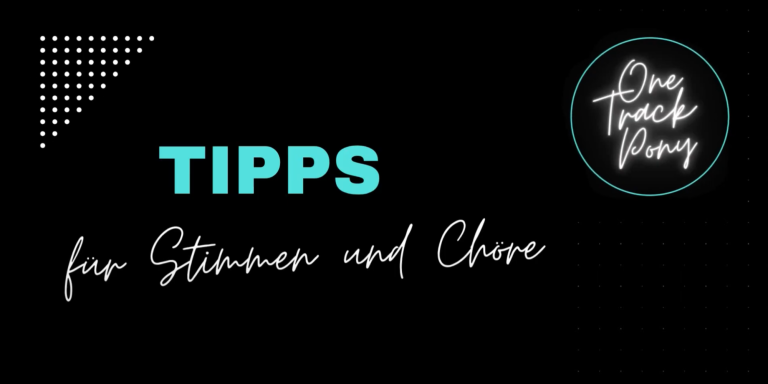 Tipps  in modernem Design auf schwarzem Hintergrund.